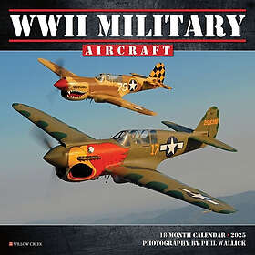 Wlcp WWII Military Aircraft 2026 Mini Wall Calendar