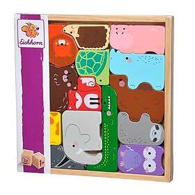 Eichhorn Animal Set in Wooden Box 14 Pieces