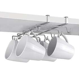 Metaltex Cup Holder 10 Cups Under Shelf Silver