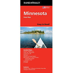 Rand McNally Easy to Read: Minnesota State Map