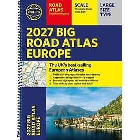 Philip's 2027 Big Road Atlas of Europe