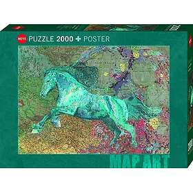Heye Map Art Horse 2000 Pieces
