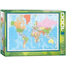 Eurographics Modern World Map 6000 Pieces