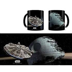 SD Toys Star Wars Millennium Falcon Vs Death Star Ceramic Mug