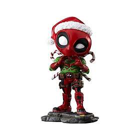 Iron Studios Marvel Comics Deadpool Holidays Version Minico Figure