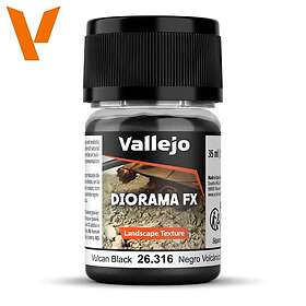 Vallejo Diorama FX Vulcan Black 0,1-0,6mm Landscape Texture 35ml