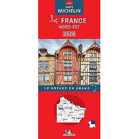 Northeastern France 2026 Michelin National Map 707