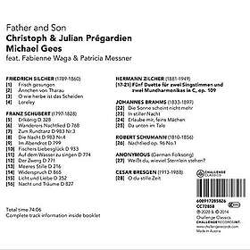 Christoph Prégardien, Julian Prégardien Father And Son CD