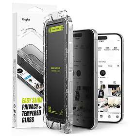 Ringke Easy Slide Privacy Screen Protector for iPhone 16 Pro (2-pack)