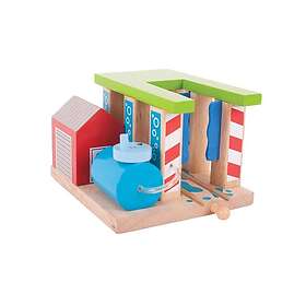 Bigjigs Wooden Rails Car Wash for Trains BJT250