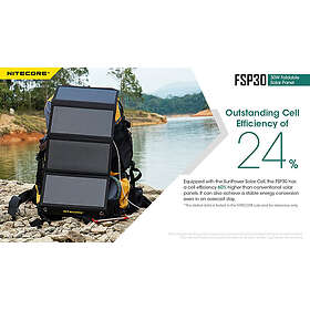 NiteCore FSP30 Foldable Solar Panel 30W