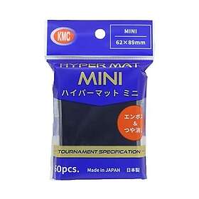 KMC Hyper Mat Mini Card Sleeves Black (60 pcs)