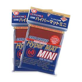 KMC Hyper Mat Mini Sleeves Red (60 pcs)