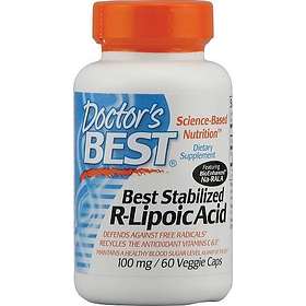 Doctor's Best Stabilized R-Lipoic Acid 100mg 60 Capsules