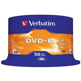 Verbatim DVD-R 4.7GB 16x 50-pack Cakebox