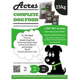 Acres Complete Dog Food 15kg