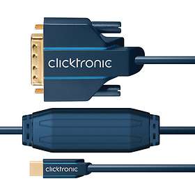 Câble Adaptateur HDMI Vers DVI-D 3 M - Connecteur Doré, Bleu, Clicktronic, Garantie 10 Ans