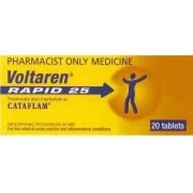 Novartis Voltaren Rapide 25mg 20 Tablets