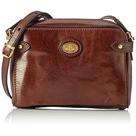 The Bridge Mirra Leather Shopping Bag Cherry  Gold  Buy At Outlet Prices