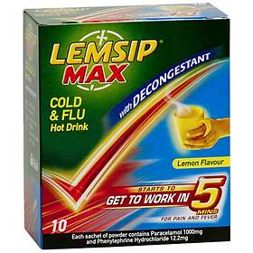 Reckitt Benckiser Lemsip Max Cold & Flu Pulver 10pcs