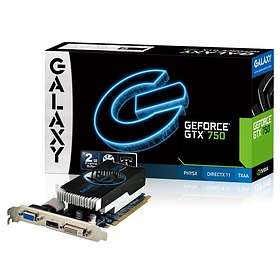 Galaxy GeForce GTX 750 OC Slim HDMI 2GB