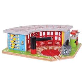 Bigjigs Rail Five Way Engine Shed BJT192