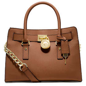 Find the best price on Michael Kors Hamilton Saffiano Leather Medium Satchel  Bag