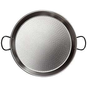 La Valenciana Polished Steel Valencian Paella Pan 55cm