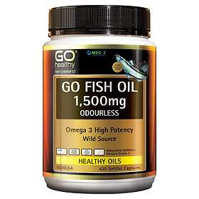 Go Healthy Fish Oil 1500mg Odourless 420 Kapslar