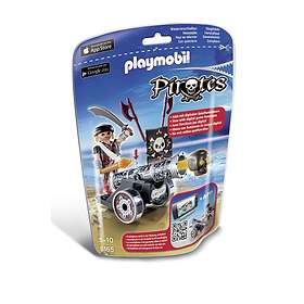 Playmobil Pirates 6165 Black Interactive Cannon with Raider