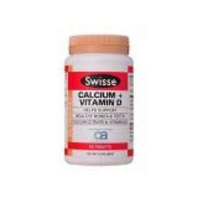 Swisse Ultiboost Calcium + Vitamin D 90 Tablets
