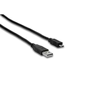 Hosa High Speed USB A - USB Micro-B 2.0 1.8m