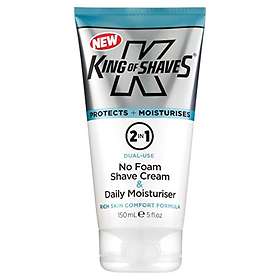King of Shaves 2-in-1 No Foam Shaving Cream & Daily Moisturiser 150ml