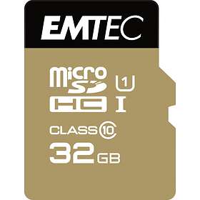 EMTEC Gold+ microSDHC Class 10 UHS-I U1 32GB