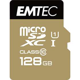 EMTEC Gold+ microSDXC Class 10 UHS-I U1 128GB