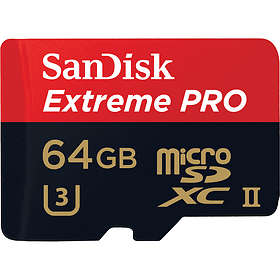 SanDisk Extreme Pro microSDXC Class 10 UHS-II U3 275MB/s 64GB