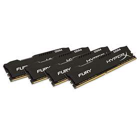 Kingston HyperX Fury Black DDR4 2400MHz 4x8GB (HX424C15FB2K4/32)