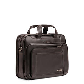 samsonite soft leather briefcase