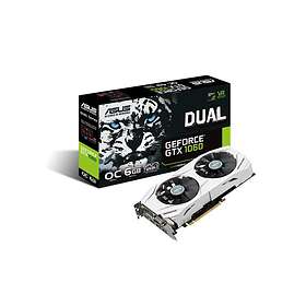 Find the best price on Asus GeForce GTX 1060 Dual OC 2xHDMI 2xDP