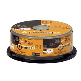Intenso CD-R 700MB 52x 25-pack Cakebox