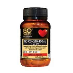 Go Healthy Co-Q10 400mg 1-A-Day 30 Capsules