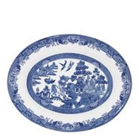 Churchill Blue Willow Oval Plate Ø31cm