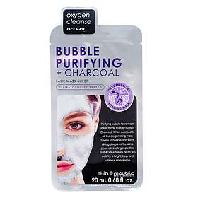 Skin Republic Bubble Purifying + Charcoal Face Mask Sheet 20ml