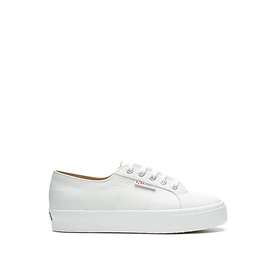 superga nappa lea white