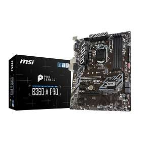 Msi b360 a pro разгон