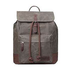 Troop London Heritage Canvas Leather Laptop Backpack