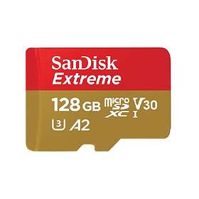 SanDisk Extreme microSDXC Class 10 UHS-I U3 V30 A2 160/90MB/s 128GB
