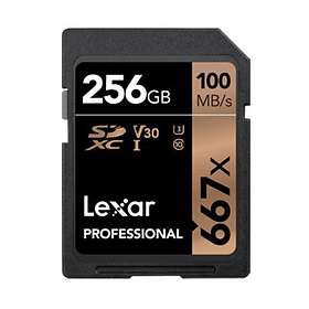 Lexar Professional SDXC Class 10 UHS-I U3 V30 667x 256GB