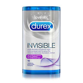 Durex Invisible Extra Lubricated (10st)