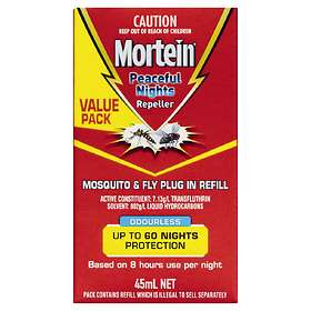 Mortein Peaceful Nights Mosquito & Fly Plug Refill 45ml